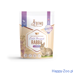 Bemo Cold Pressed Rabbit - karma tłoczona na zimno z królikiem 1 kg