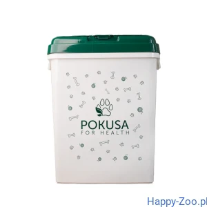 Pokusa Duży pojemnik do przechowywania karmy suchej dla psa i kota + miarka GRATIS