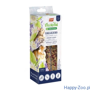 Vita Herbal Smakers - ziołowy spokój - kolby dla królików i gryzoni 2 szt.
