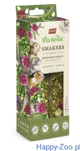 Vita Herbal SMAKERS Brokułowo-różany - kolby dla królików i gryzoni 2 szt.