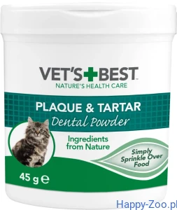 Vet's Best Naturalny Proszek Dentystyczny dla Kotów - 45g