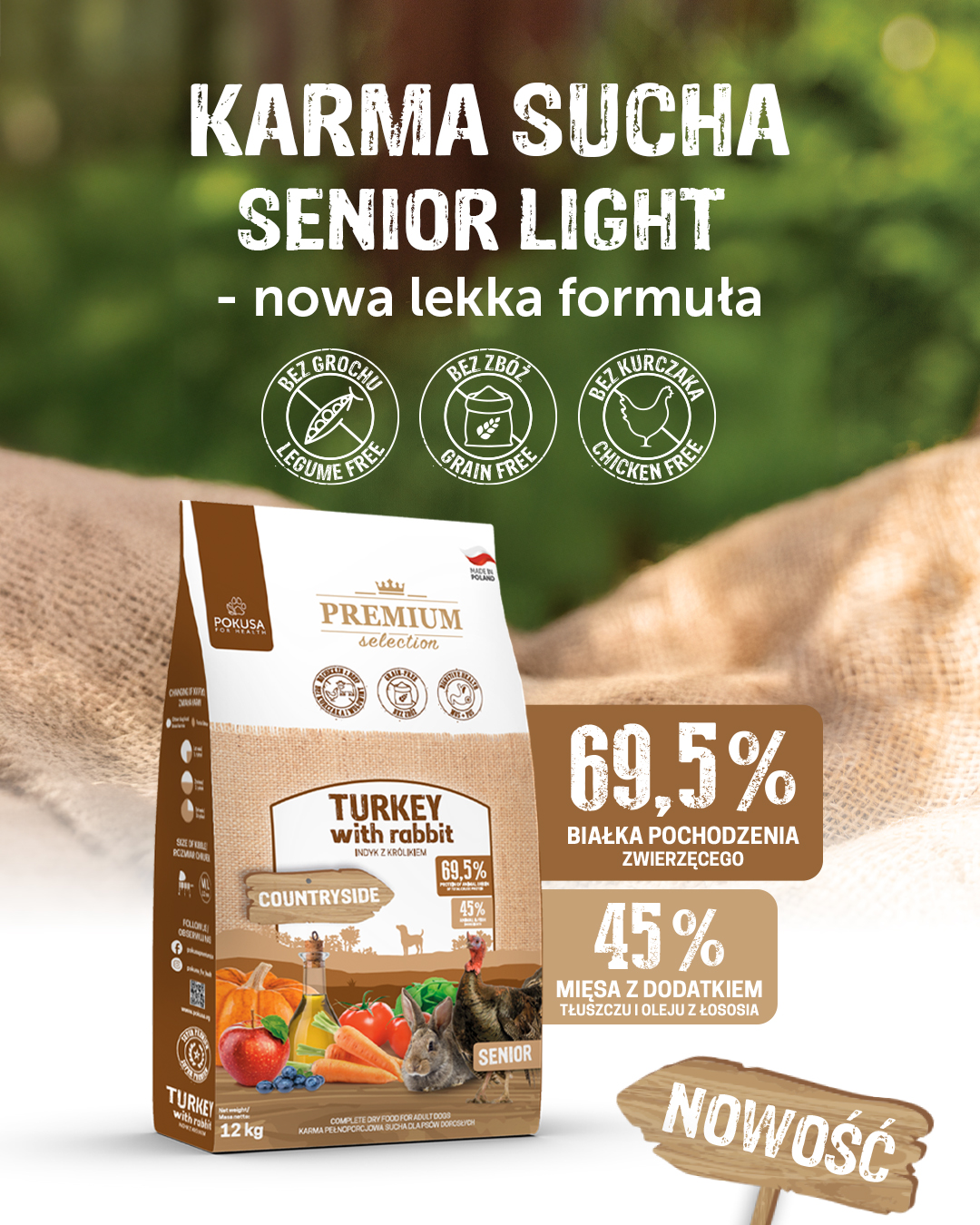 karma pokusa senior indyk