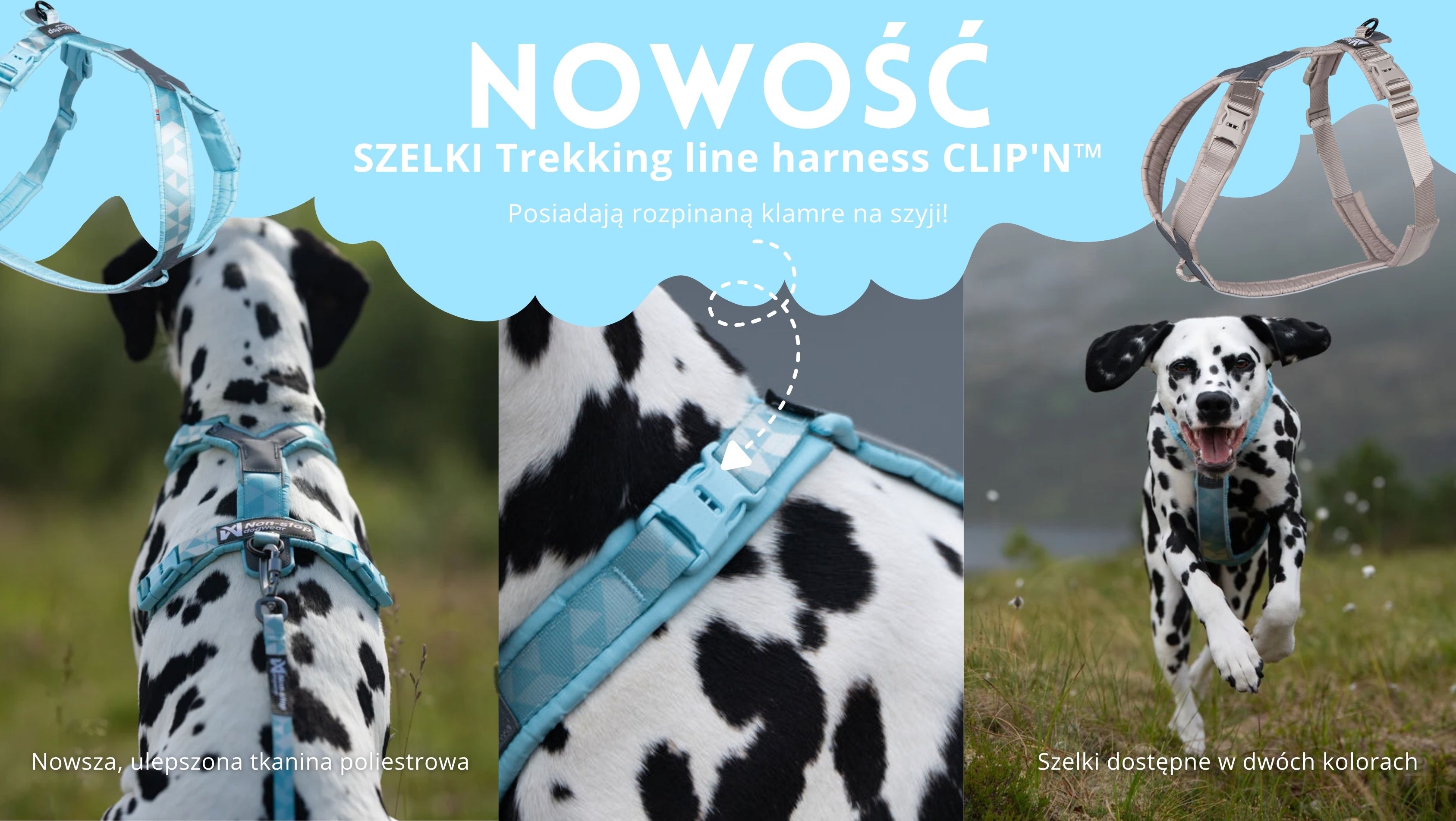 Nowość szelki NSD Clip'n